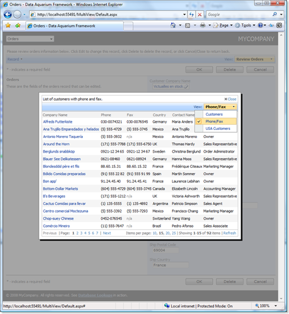 Presenting Multiple Views of the Same Data Code On Time